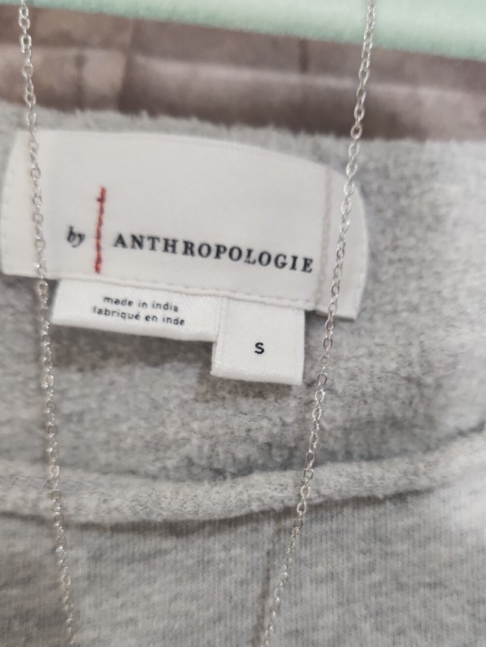 Anthropologie Womens Scoop Neck Sweatshirt Mini Dress - Picture 2 of 11